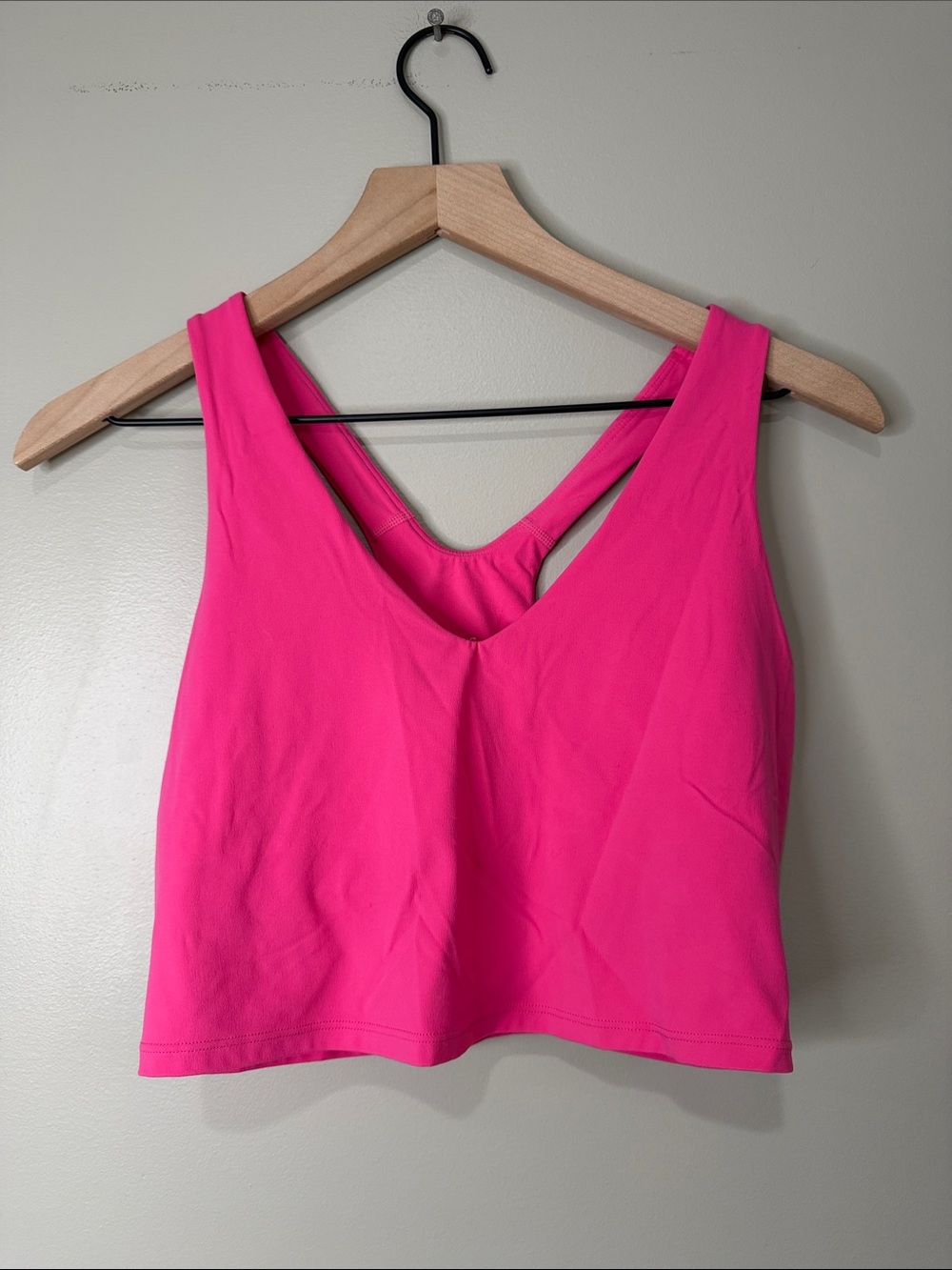 Comfrt Hot Pink Cropped Tank Top L